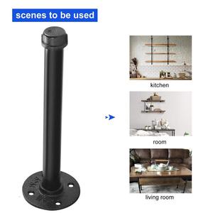 <span class=keywords><strong>4</strong></span>-Pack 8 \ "mộc mạc Ống trang trí công nghiệp Kệ chân đế cổ điển Tường Khung cho nổi Kệ hiển thị đầy đủ - Product Image 3