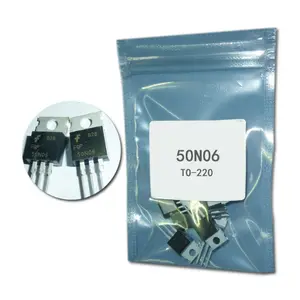 Fqp50n06 TO220 50N06 MOSFET 新原装 10 Pcs/lot 晶体管