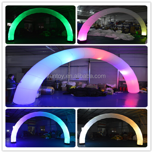 Đẹp <span class=keywords><strong>Inflatable</strong></span> Balloon <span class=keywords><strong>Arch</strong></span> Và Inflatables Đầy Màu Sắc Arches Với Dải LED Và Blower Cho Trang Trí Giáng Sinh - Product Image 4