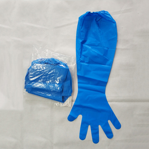 60cm khuỷu tay chiều dài PE dùng một lần Poly Cast CPE găng tay lý tưởng cho bác sĩ thú y sử dụng hoặc lĩnh vực mặc quần áo - Product Image 3
