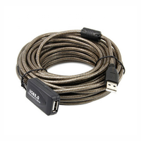Signal Verstärker Chipsatz usb 2.0 bare kupfer verlängern männlichen zu weiblichen transparent schwarz usb aktive 30 meter verlängerung kabel