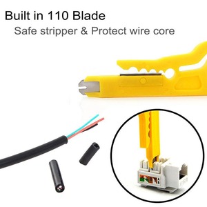 XL-1005 Cat5 Cat5e Cat6 Cat6a RJ45 RJ11RJ12ネットワークケーブルツールCat6ネットワーク圧着工具クリンパープライヤーツール - Product Image 5
