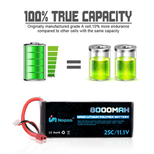 Pin 3S Lipo Pin Lithium Polymer 11.1V 8000MAh - Product Image 2