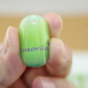 Produk Baru Pelapis Aluminium Logam dengan Label Stiker Resin Epoksi Diskon Besar Stiker Epoksi Resin Magnet Bulat Wajah Tersenyum - Product Image 2