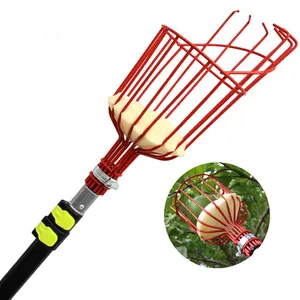 Extentool Fruit picker basket with aluminum telescopic pole handle