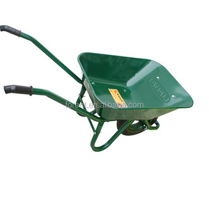Heavy Duty PU carriola in metallo solido costruzione fattoria pneumatica uso carriola modello WB6400 con ruote solide - Product Image 5