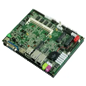 Mainboard intel Atom processor with 2*LAN RJ45 Gigabit Ethernet 2Gb ram 6 COM RS232 6xUSB ports fanless Industrial motherboard