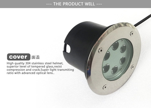 <span class=keywords><strong>Agua</strong></span> de acero inoxidable resisten exterior led enterrada 6 W - Product Image 1