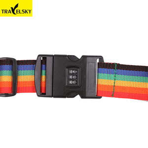 <strong>Personalised</strong> Customized PP Suitcase Belt <strong>Strap</strong> <strong>Luggage</strong> <strong>Strap</strong> With Combo Lock - Product Image 2