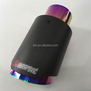 Personalizado <span class=keywords><strong>akrapovic</strong></span> escape estilo doble fibra de carbono silenciador de escape <span class=keywords><strong>tubo</strong></span> silenciador consejos - Product Image 1