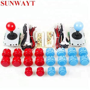 2 Người Chơi Jamma Trò Chơi <span class=keywords><strong>Arcade</strong></span> DIY Bộ Phận Kit Bao Gồm Không Chậm Trễ Bộ Mã Hóa USB Tự Làm 4/8 Cách Phím Điều Khiển Trò Chơi Máy Đẩy Nút - Product Image 3