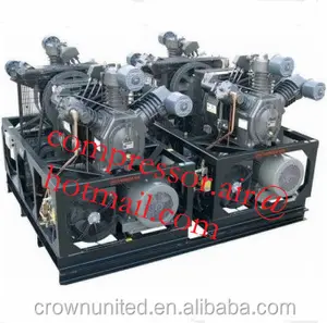 2-WH-2.2/35, 2*15kw motor compressor with 2.2m3/min at 3.5Mpa, AC power