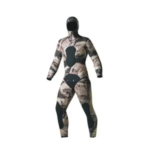 Camo นีโอพรีน opencell ชุดดำน้ำ spearfishing wetsuit