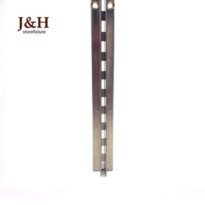 Poste vertical de pared ranurada de soporte empotrado de un solo agujero de Zinc metálico de América - Product Image 1