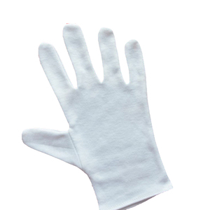 100% Katoenen Inspectie Werkhandschoenen Xl Maat Polyester En Leer Materiaal Voor Algemeen Gebruik En Touchscreen Toepassing - Product Image 3
