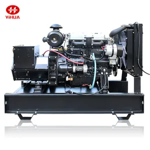 Yangdong Y490D Set Generator Diesel Tiga Fase AC, Bingkai Terbuka 20KW 25KVA Mesin Diesel