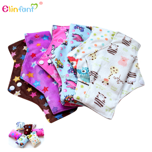 Elinfant doux et forte absorption réutilisable bambou charbon <span class=keywords><strong>de</strong></span> bois mama menstruel pad étanche à l'épreuve des femmes serviett - Product Image 1