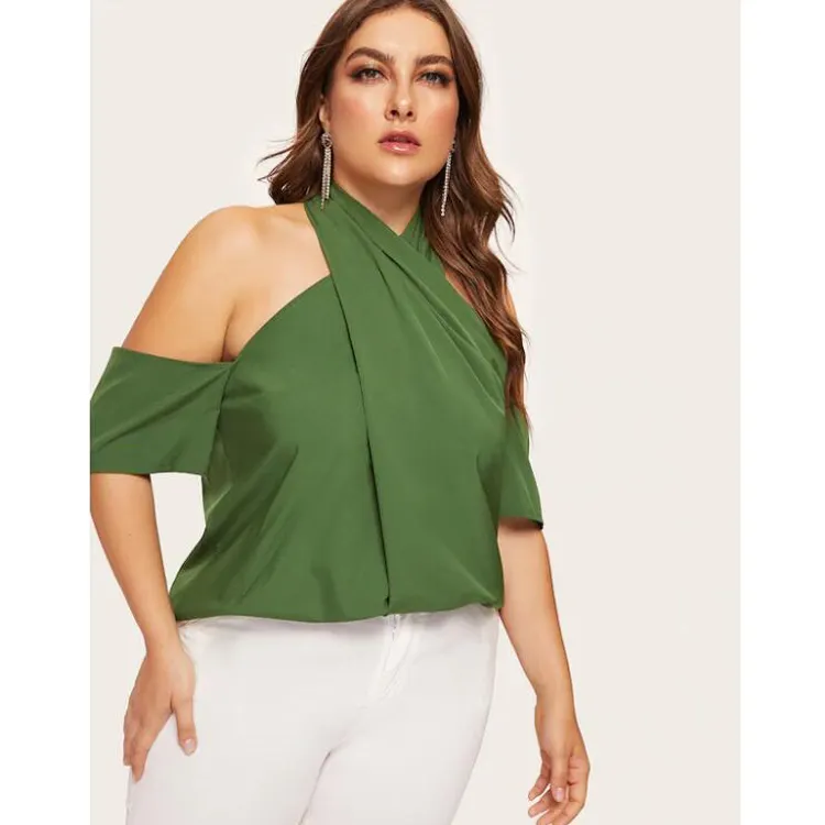 Custom Top Selling Plus Size Vrouwen Kleding voor vrouwen Blouse & Tops