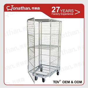 Transport pliant chariots <span class=keywords><strong>à</strong></span> roulettes supermarché fil rouleau cages panier - Product Image 6