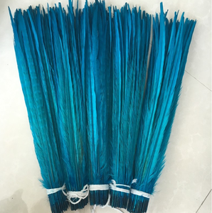 Màu Sắc khác nhau Pheasant <span class=keywords><strong>Feather</strong></span> Nhà Máy cung cấp Tẩy Trắng và Nhuộm Ringneck Gà Lôi Đuôi Lông Màu Xanh Lá Cây - Product Image 4