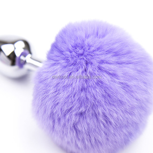 DN-026/S,M,L Size Beauty Short <strong>Tail</strong> <strong>Butt</strong> <strong>Plug</strong> Sex Toys Metal <strong>Cat</strong> <strong>Tail</strong> Anal <strong>Plug</strong> - Product Image 5