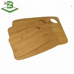 ZB BSCI Factory Juego de 3 piezas de tabla de cortar de bambú totalmente Moso y tabla de cortar - Product Image 5