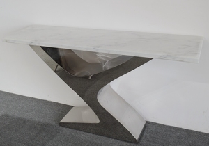 Y01 Modern Luxury <strong>Marble</strong> Top <strong>Console</strong> <strong>Table</strong> Buffet <strong>Table</strong> - Product Image 6