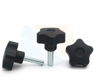 M6 Draad <span class=keywords><strong>Plastic</strong></span> Star Grip Knop, Machine Lobe Knop