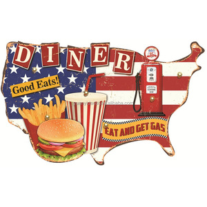 خريطة عالية الجودة للولايات المتحدة شعار ضوء النسر زينت الجدار مكتب غرفة المعيشة - Product Image 5