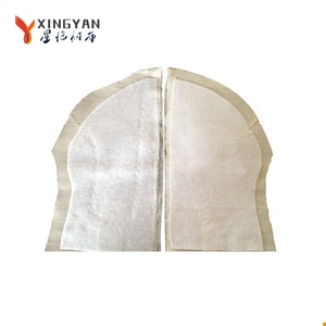Tessuto per capelli, interlining per abiti, buckram rigido in rayon e poliestere lavorato a maglia per sartoria - Product Image 1