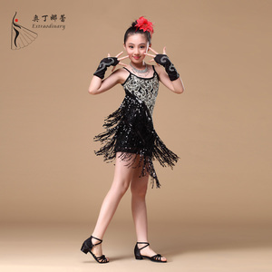 Wholesale <strong>Ballroom</strong> Latin <strong>Dance</strong> <strong>Dress</strong> Sequin Children <strong>Girl</strong> <strong>Dress</strong>