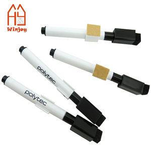 Le bureau et l'école utilisent un stylo de <span class=keywords><strong>tableau</strong></span> <span class=keywords><strong>blanc</strong></span> de taille Mini avec gomme, aimant avec porte-stylo en plastique. - Product Image 2