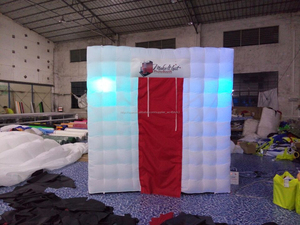 2.4 m * 2.4 m * 2.4 m barato fotomatón inflable inflable 3D photo booth, inflable cuadrada tienda para publicidad promoción - Product Image 6