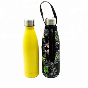Сублимированная изолированная сумка-переноска для бутылок с водой на заказ, 16 унций, сумка-держатель для бутылок, держатель для бутылок с водой