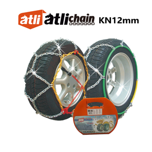 Atlichain kn12mm thép mạ kẽm tuyết lốp chuỗi xe kéo chống trượt tuyết lốp xích với giấy chứng nhận EN16662-1 - Product Image 3