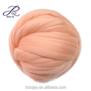 Bojay tricot à la main Super gros fil de laine mérinos 100% fil de laine doux biologique pour fil de couverture tricoté - Product Image 1