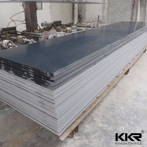 Thiết kế hiện đại Đá Nhân Tạo bề mặt rắn cho tường bảng và khách sạn ứng dụng harga Polyester nhựa đá lớn slab - Product Image 5