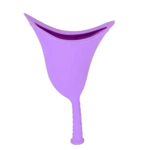 Silicone personalizzato grado medico più morbido Stand Up campeggio dispositivo pipì tazze donne dispositivo di orinatoi femminili orinatoi portatili per le signore