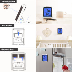 Termômetro Digital Thermopro TP65C com Sensor Sem Fio para Ambiente/Carro/Refrigerador Termômetros de Banho Todos os Climas Branco - Product Image 5
