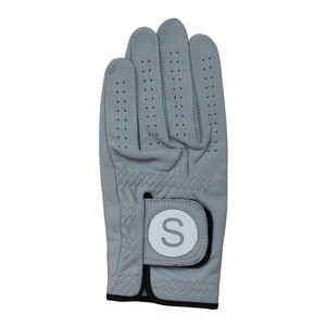 GOSTAR Color Green Orange <strong>Silver</strong> Turquoise Blue All Red Cabretta Leather Golf <strong>Glove</strong> - Product Image 3