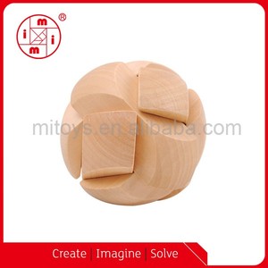 Atom câu đố bằng gỗ giải pháp IQ trò chơi Bằng Gỗ Cube Brain Teaser Câu Đố s - Product Image 3