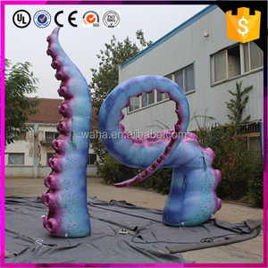 인기있는 디자인 블루 퍼플 거대한 풍선 문어 촉수 판매 - Product Image 2