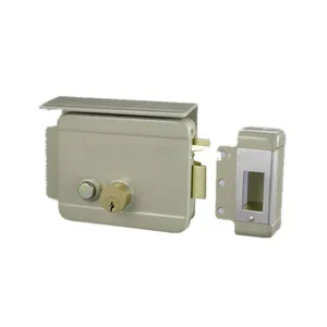Fechadura elétrica controle remoto da porta com placa de cobertura