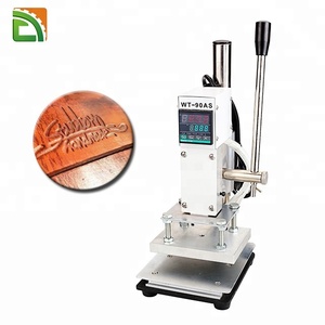 Máquina de Impresión Digital por Estampación en Caliente con Área de Grabado de 5x7 cm <span class=keywords><strong>para</strong></span> Prensar en Madera y Cuero - Product Image 5