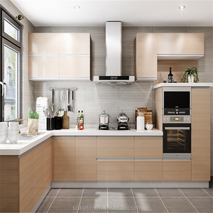 Juego de Muebles de <span class=keywords><strong>Cocina</strong></span> de Madera con Paneles de Tablero de Partículas Modulares, Fabricados en Shouguang, China - Product Image 1