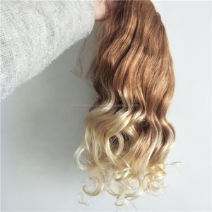 Ombre T couleur Chaude vente <span class=keywords><strong>haie</strong></span> humains Brésiliens avant de lacet perruque vague lâche pour femme noire - Product Image 1