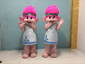 Funtoys CE personnage de dessin animé Trolls pavot de mascotte costume - Product Image 2