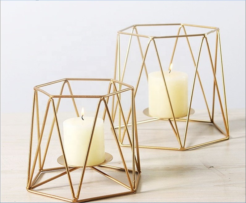 Indoor home decorating candle holders for wedding decoration