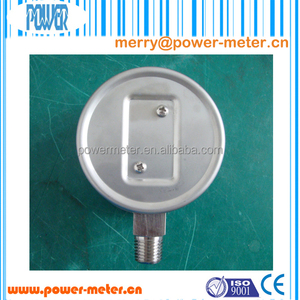 -4 <span class=keywords><strong>kPa</strong></span> đến 0 và-30 <span class=keywords><strong>mmHg</strong></span> đến 0 1/4 ''PT NPT 63mm tất cả máy đo chân không thấp SS - Product Image 5