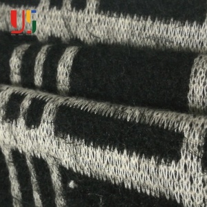 <span class=keywords><strong>Noir</strong></span> <span class=keywords><strong>et</strong></span> <span class=keywords><strong>blanc</strong></span> À Carreaux fils teints stripe knit jacquard enfants vêtements hacci tissu - Product Image 5